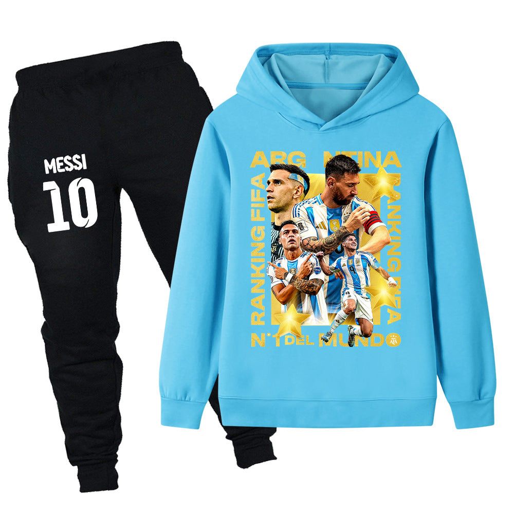 Lionel Messi Argentina Kids’ Tracksuit Set – Multiple Colors