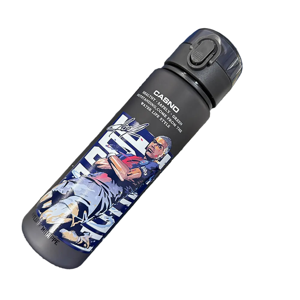 Ronaldo Messi sports frosted water bottle - multiple options