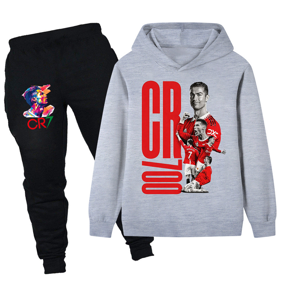 Cristiano Ronaldo Manchester United Kids’ Tracksuit Set – Multiple Colors