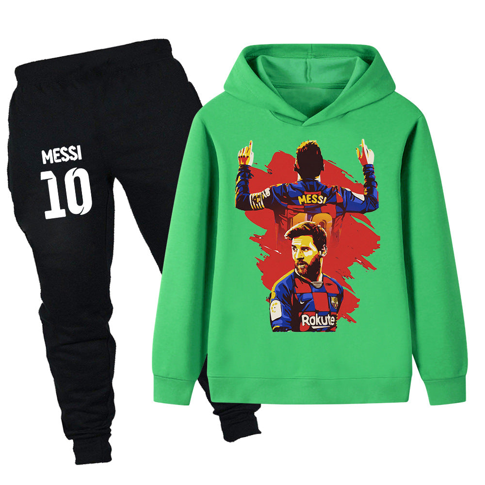 Lionel Messi Barcelona Design Kids’ Tracksuit Set – Multiple Colors