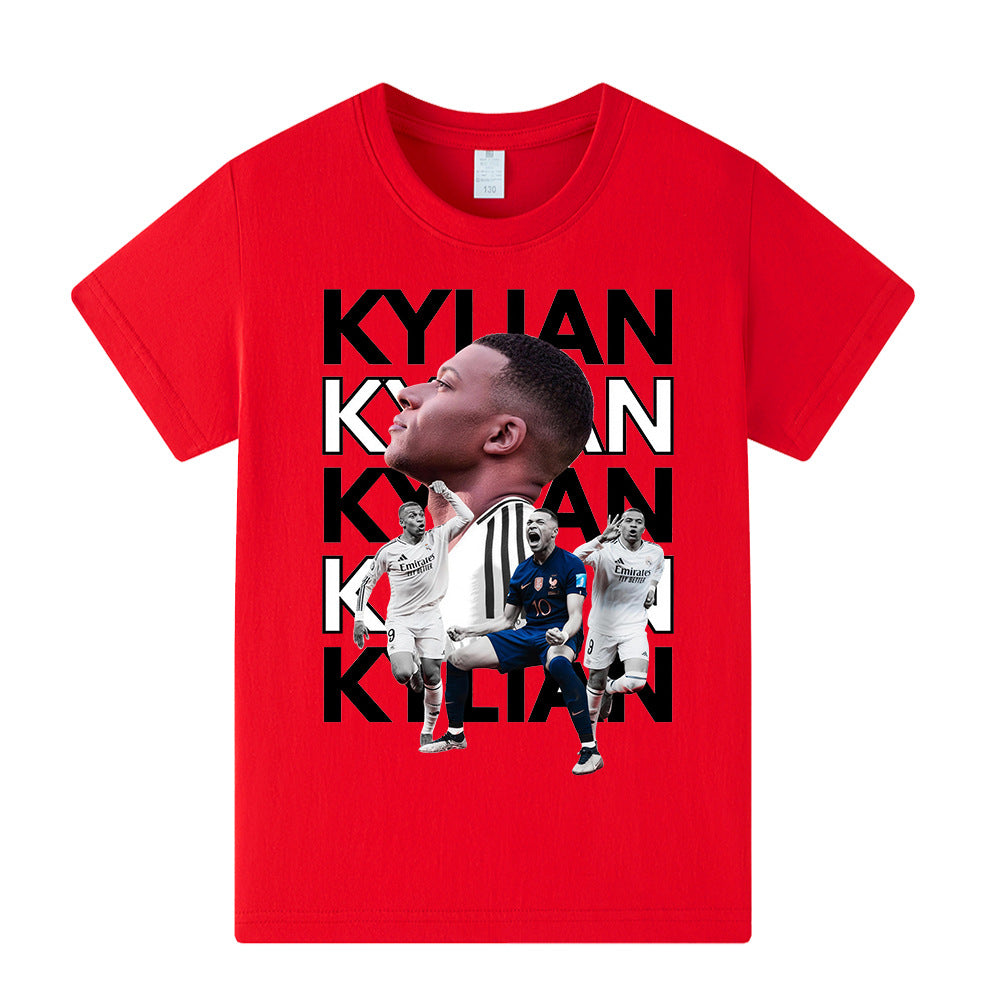 T-shirt de Futebol Kylian Mbappe para Crianças – Várias Variedades