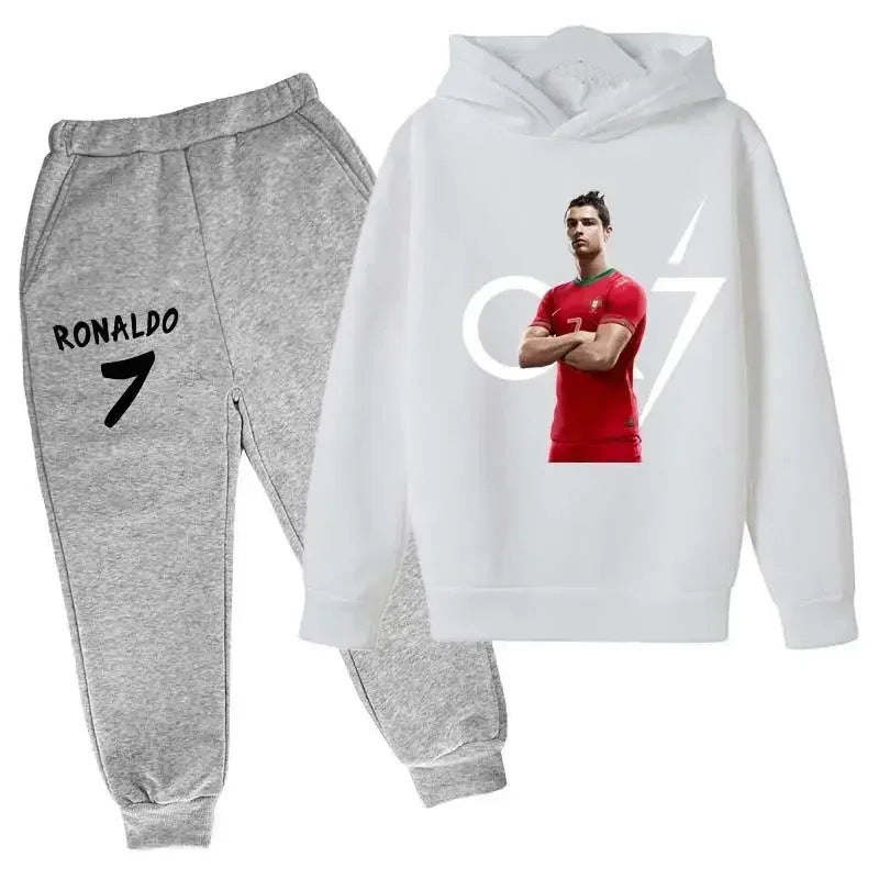 Kids’ Cristiano Ronaldo Tracksuit Set – Multiple Variants