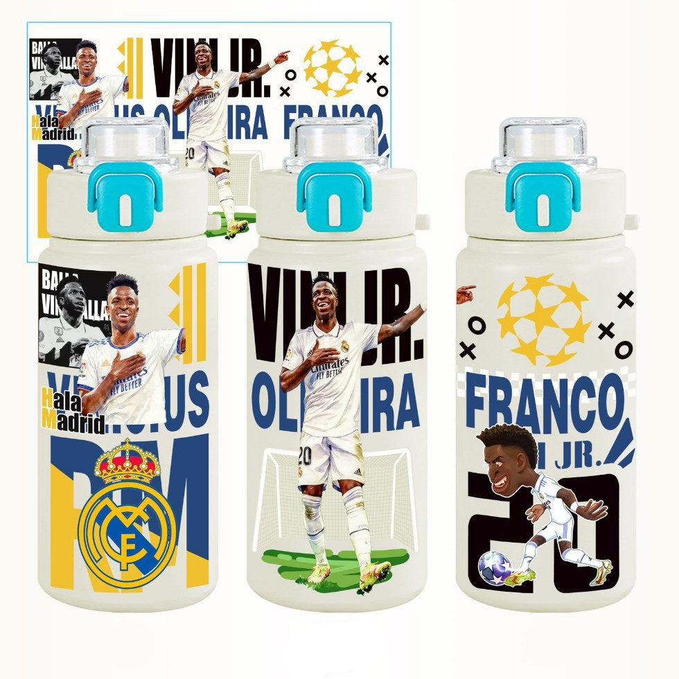 Vinicius Jr. football star thermos cup