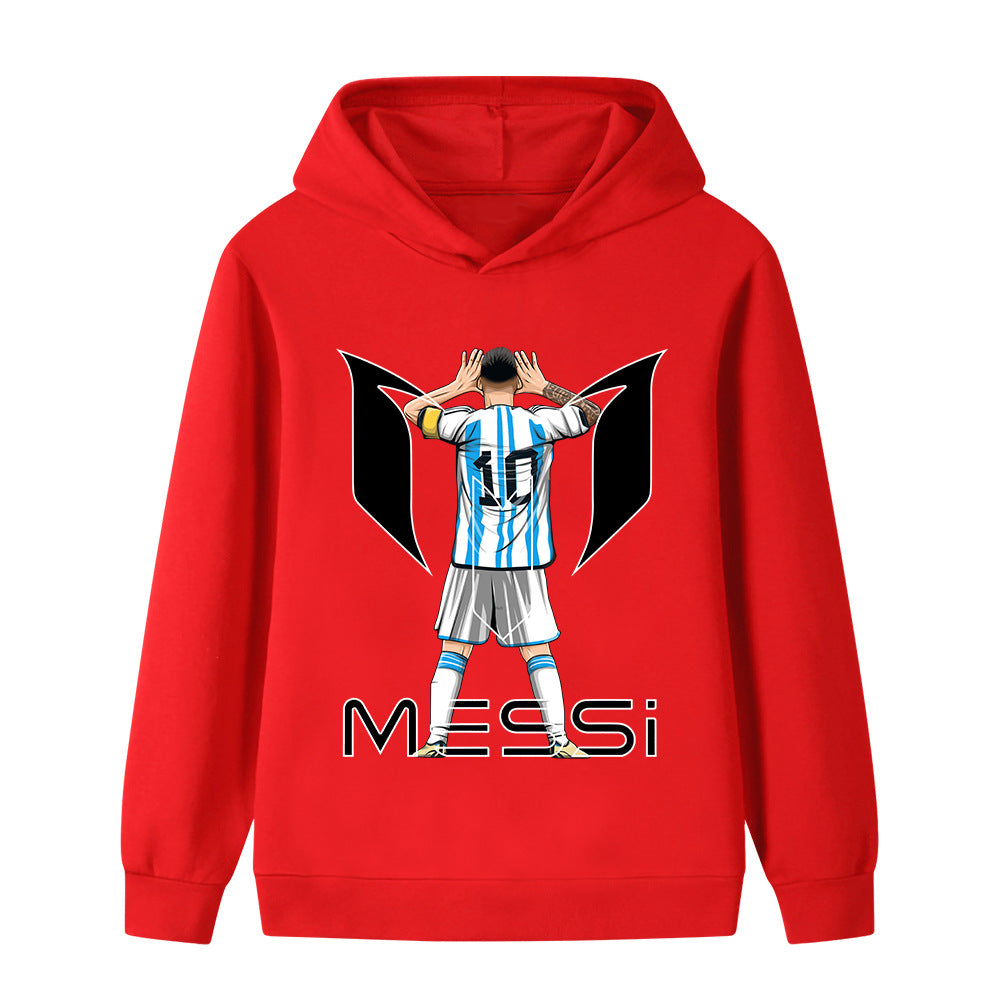 Felpa con cappuccio da calcio per bambini Lionel Messi – Varianti multiple