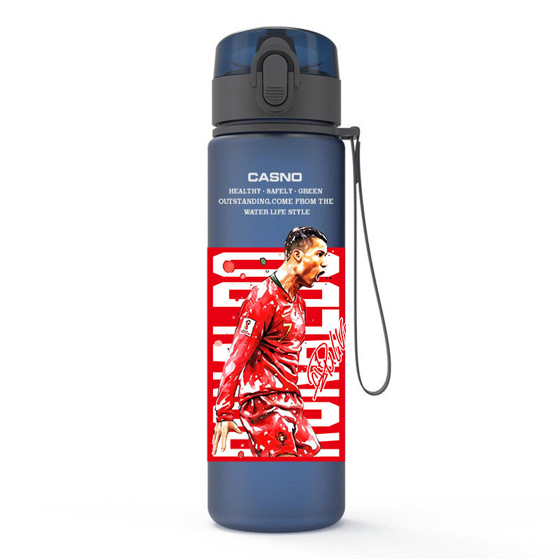Messi Ronaldo Neymar football World Cup water bottle - multiple options
