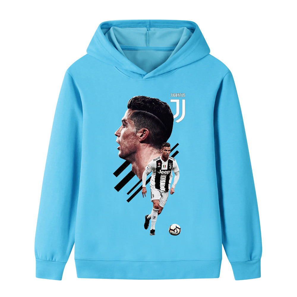 Ronaldo Juventus Design Kids’ Football Hoodie - Multiple Variants