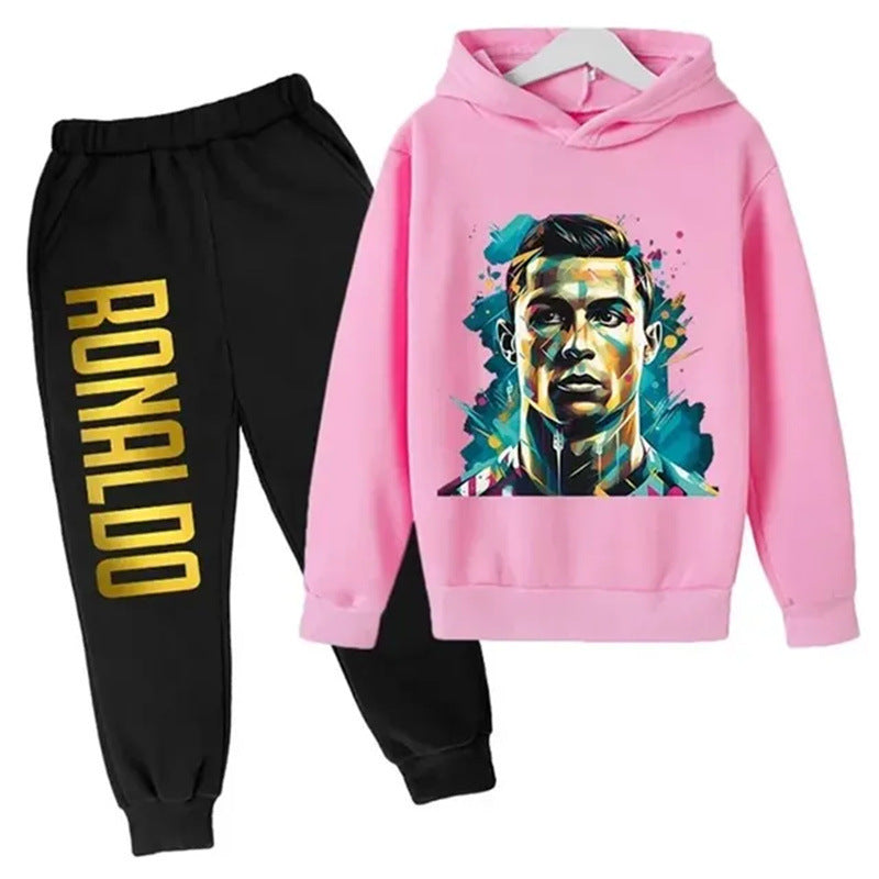Cristiano Ronaldo Style Kids’ Tracksuit Set – Multiple Colours