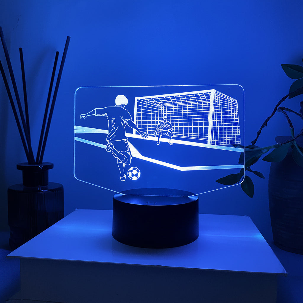 3D Illusion Football LED Lamp