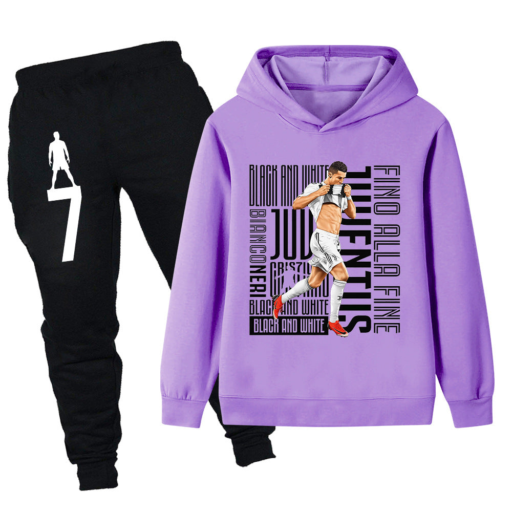 Cristiano Ronaldo Juventus Kids’ Tracksuit Set – Multiple Colors