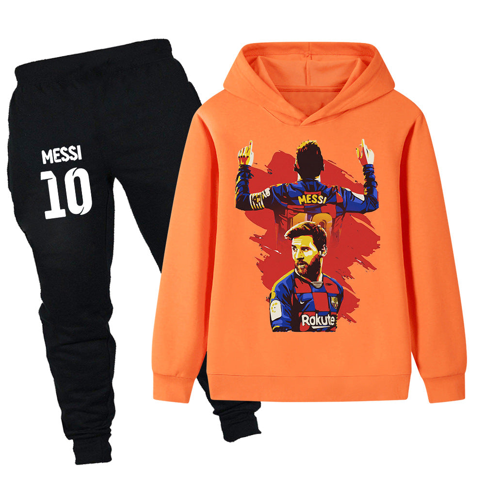 Lionel Messi Barcelona Design Kids’ Tracksuit Set – Multiple Colors