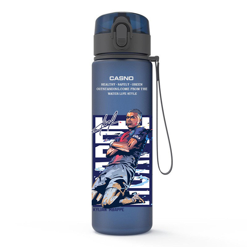 Messi Ronaldo Neymar football World Cup water bottle - multiple options