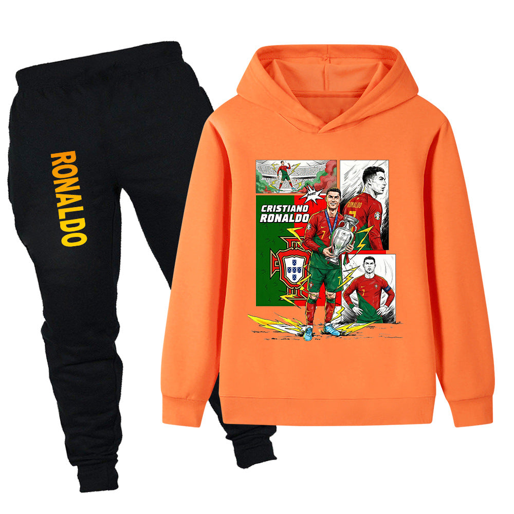 Cristiano Ronaldo Portugal Design Kids’ Tracksuit Set – Multiple Colors