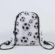 Football Print Drawstring Backpack