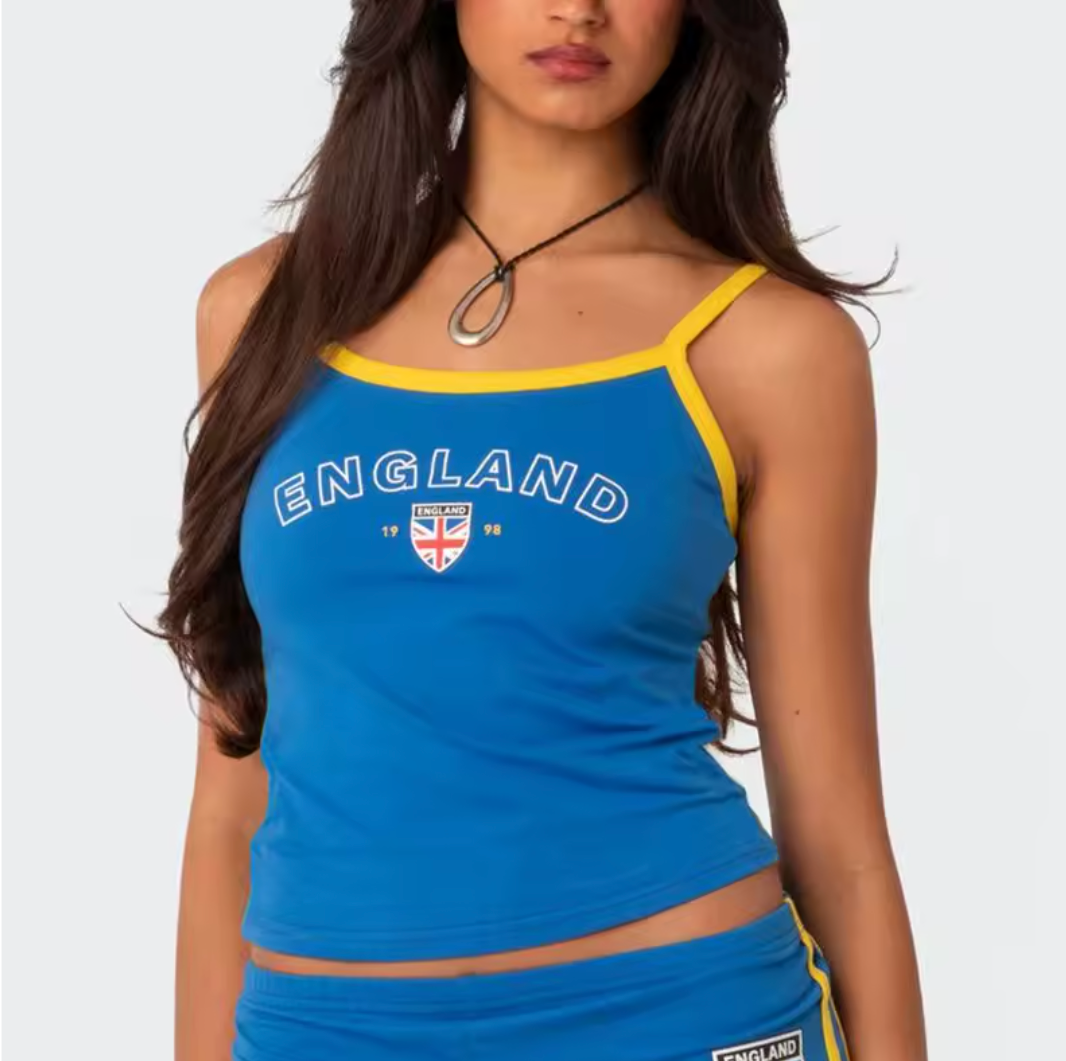 England Summer Strappy Tank