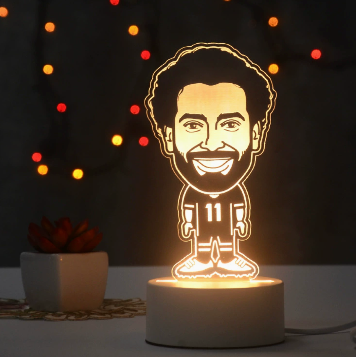 Football Players 3D Illusion LED Lamp