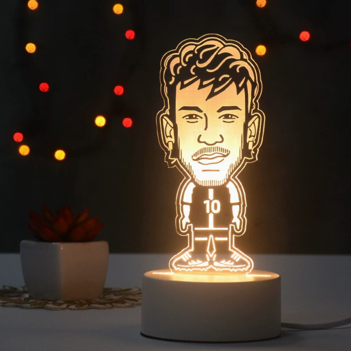 Football Players 3D Illusion LED Lamp