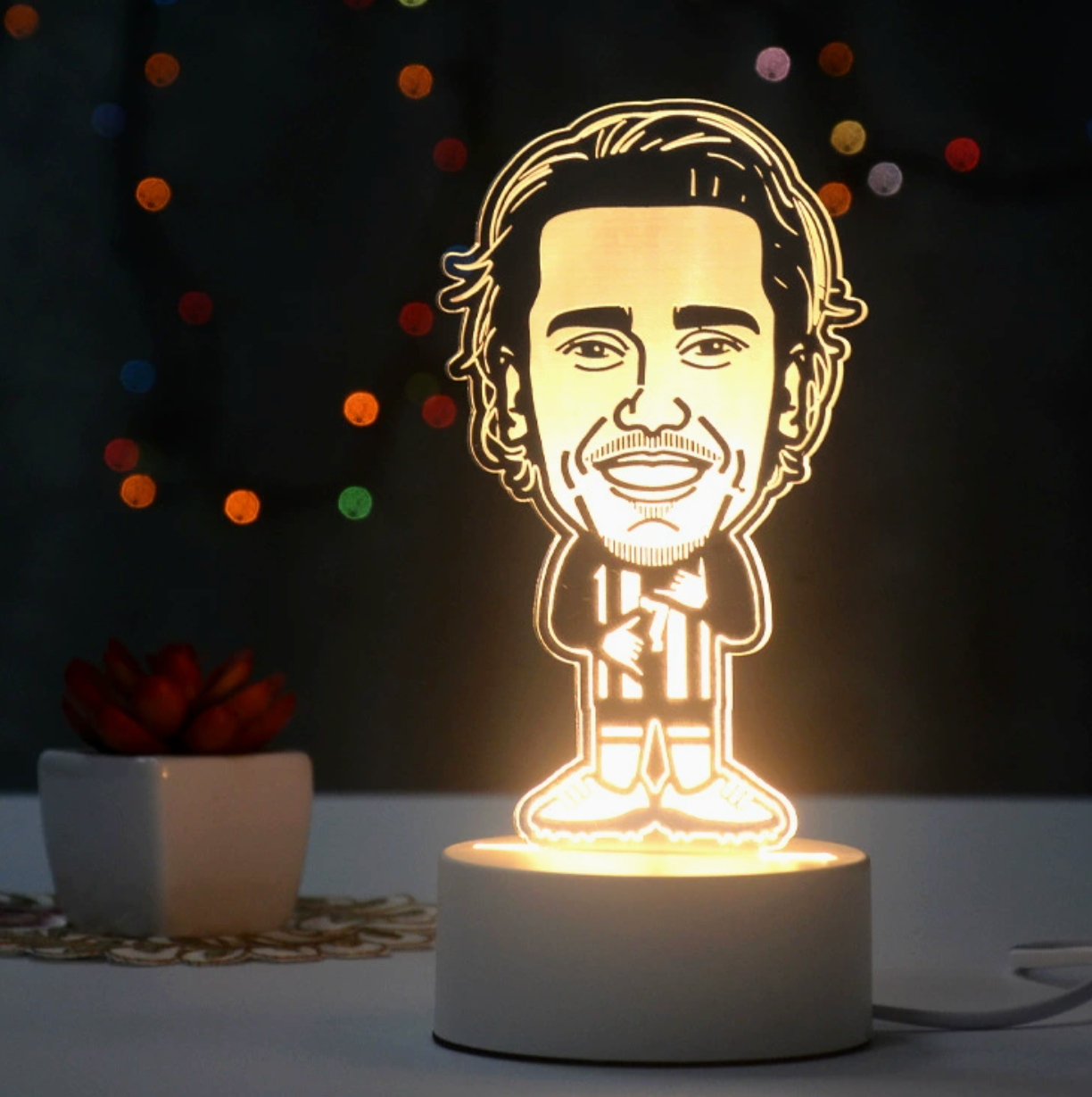 Football Players 3D Illusion LED Lamp