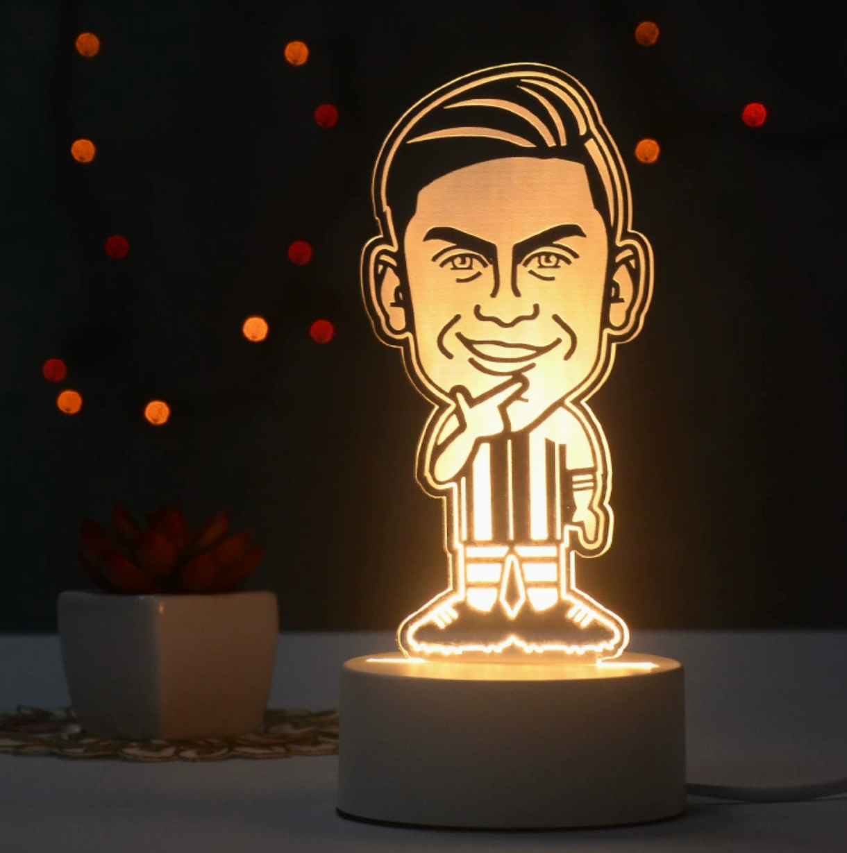 Football Players 3D Illusion LED Lamp