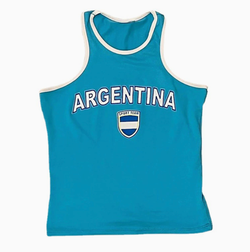 Argentina Fitted High Neck Tank