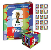 50-Pack Mega Bundle + 2026 World Cup Sticker Album (350 Stickers)