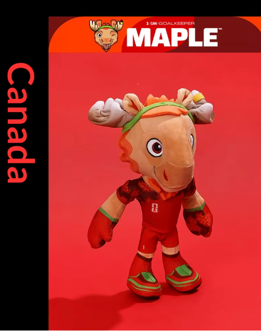 Verdensfotballmaskot kosedukke – flere varianter