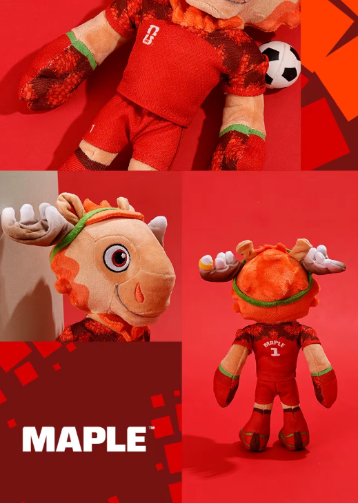 Verdensfotballmaskot kosedukke – flere varianter