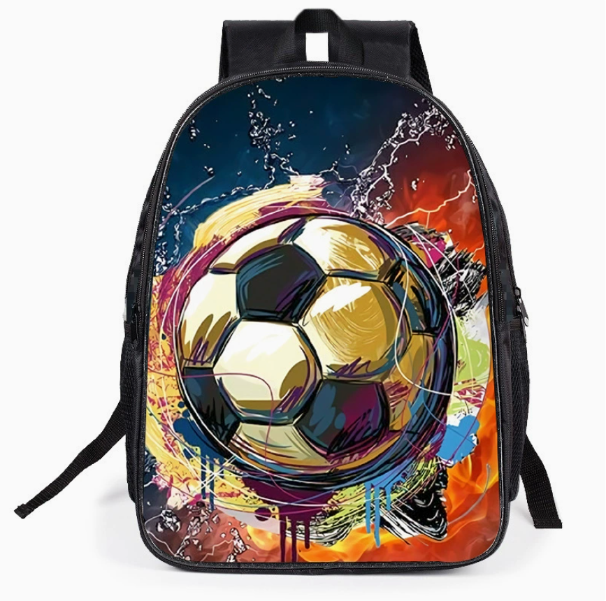 Barevný batoh fotbal