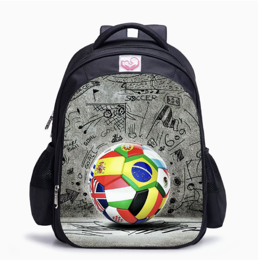 Školní batoh fotbal - národnosti